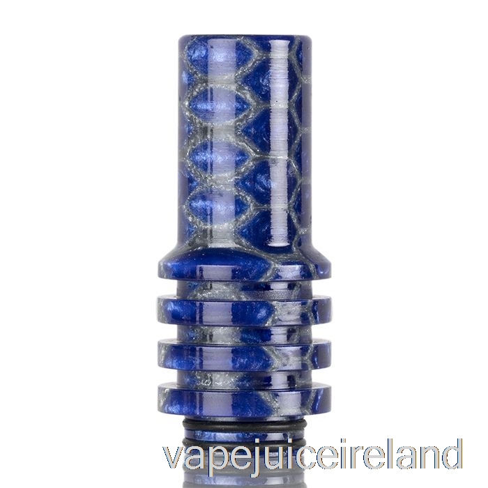 Vape Juice 810 CHIMNEY Snakeskin Drip Tip Blue